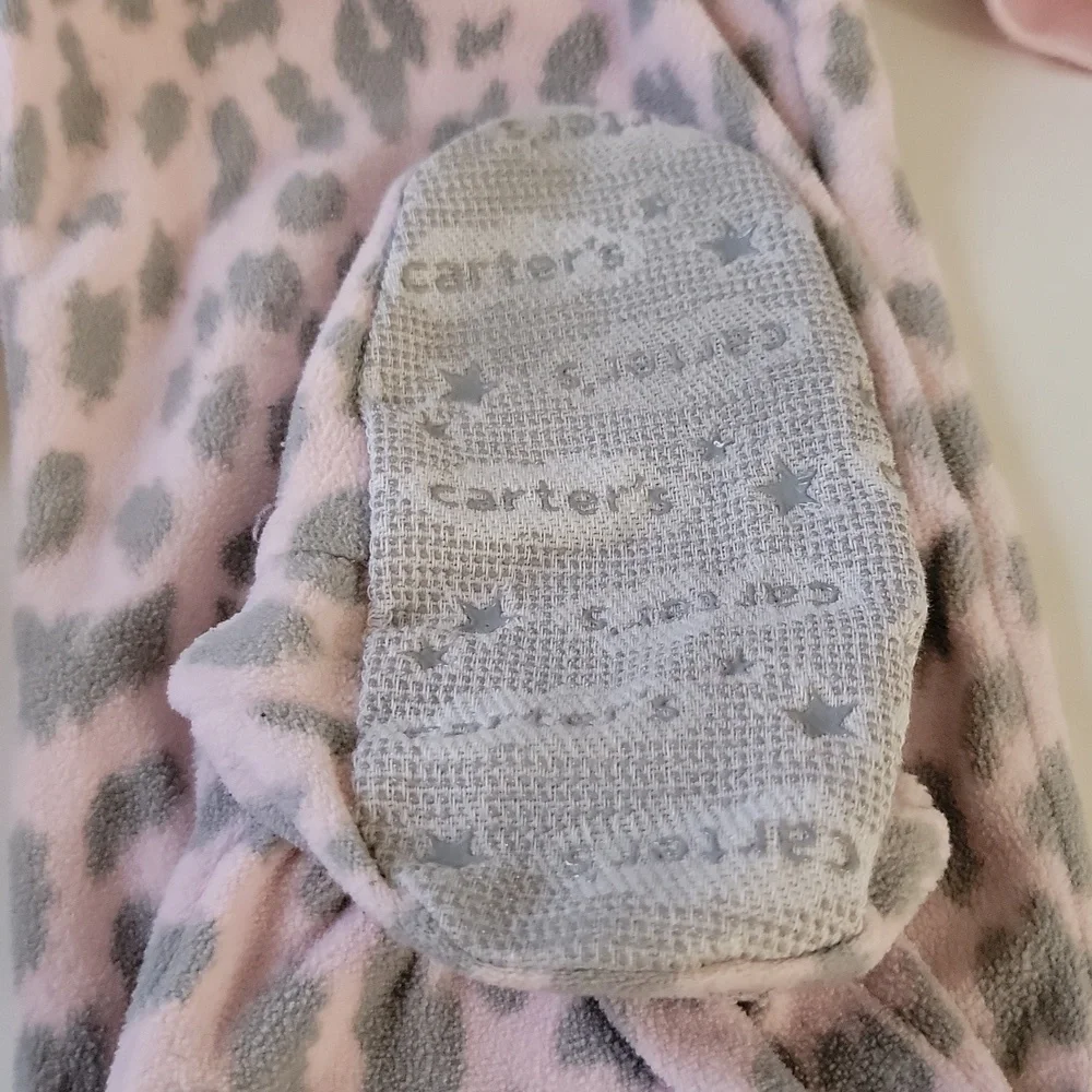 Carter’s Toddler Footed Pajamas Fleece One‑Piece Sleeper Size 4T